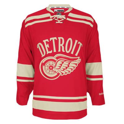 Vintage Reebok Detroit Red Wings Hoodie S - Red