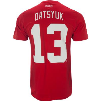 Pavel Datsyuk Detroit Red Wings T Shirt Men Large Adult Red Reebok 13  Vintage