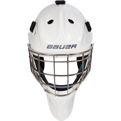 Bauer NME 8 Certified Straight Bar Goalie Mask - Senior | Pure