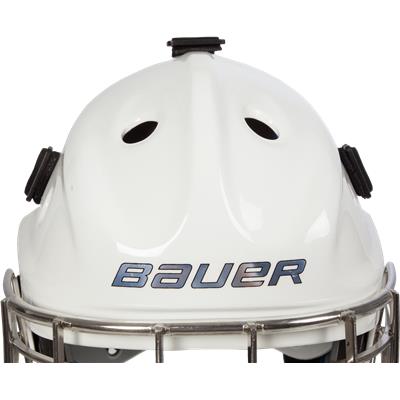 Bauer NME 8 Certified Straight Bar Goalie Mask - Senior | Pure