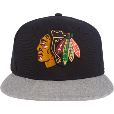 Chicago Blackhawks NHL New Era Heather Action 59FIFTY Fitted Hat 7 3/8