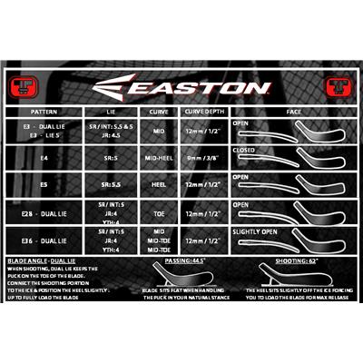 Easton V9 Grip Composite Hockey Stick Junior (Right, E36) : :  Sports & Outdoors