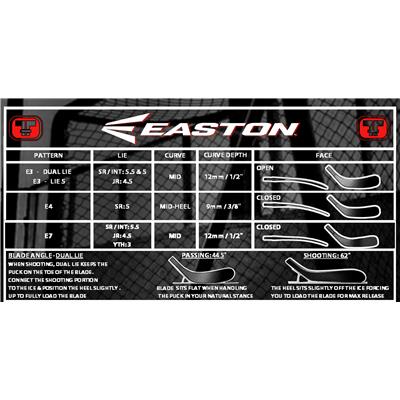 Easton Mako M5 II 65 E7 Intermediate Hockey Stick Left Handed for sale  online