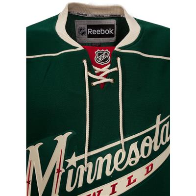 Reebok Zach Parise Minnesota Wild NHL Men Green Player Name & Number Jersey T-Shirt