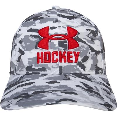 Under Armour Hockey Snow Camo Stretch Fitted Hat