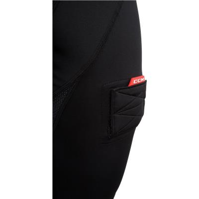 CCM CCM Youth Compression Short With Tabs SCJ2BA