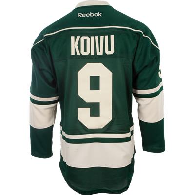 Mens Reebok Minnesota Wild 9 Mikko Koivu Authentic Green 2016 Stadium  Series NHL Jersey