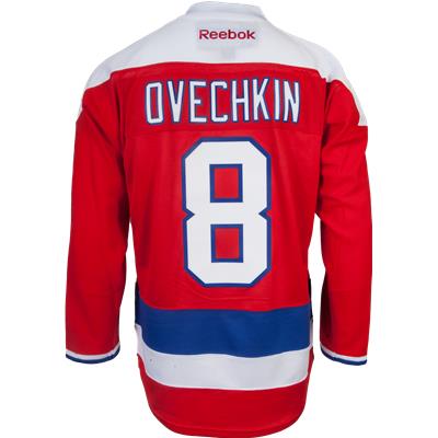 Reebok NHL Alex Ovechkin Jersey #8 Washington Capitals Captain Youth S/M