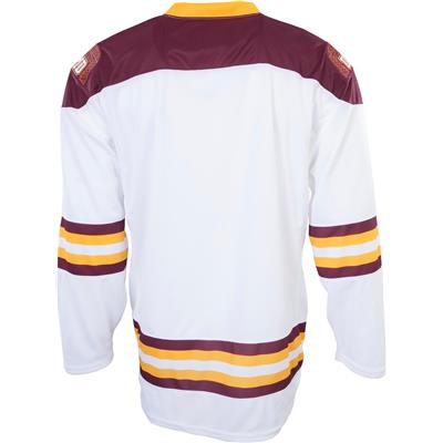 Under Armour Men's Minnesota-Duluth Bulldogs White Replica Hockey Jersey, Large