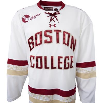 Men's Boston College Eagles Red Custom Hockey Jersey