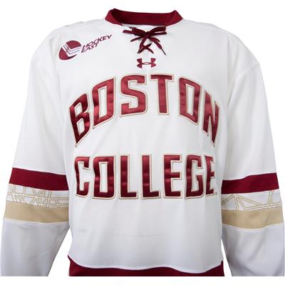 Boston University Terriers Lrg NWT Under Armour Authentic Hockey Jersey