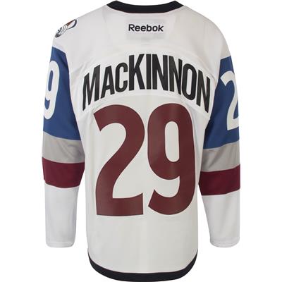 NATHAN MACKINNON COLORADO AVALANCHE REEBOK PREMIER HOME JERSEY NEW